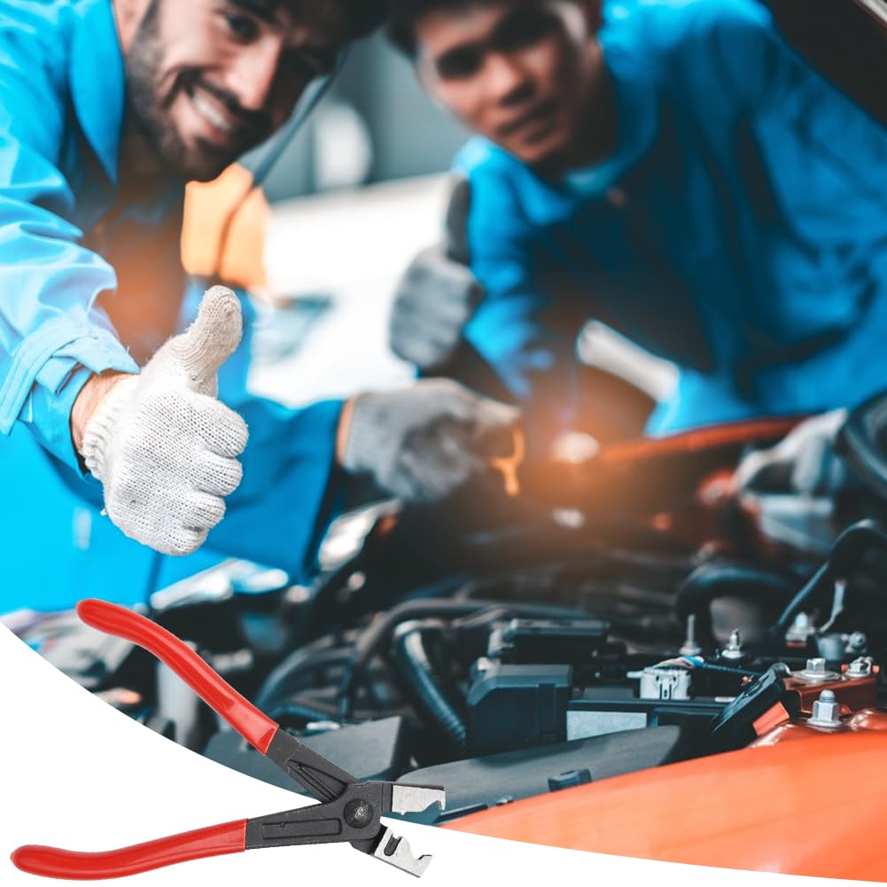 Pinza Per Fascette Stringitubo Clic,Pinze Angolari per Collare,Pinza per Fascette Metalliche, Universale Clic-R Tipo Pinze per la Manutenzione Dell'automobile