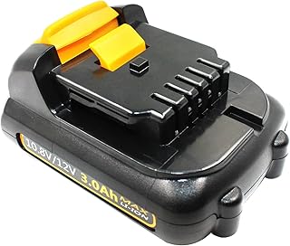 Batería de ion de litio de 3,0 Ah 10,8 V/12 V para Dewalt DCR020 GB XR, DCF815D2, DCF601D2, DCF610 DCB120 DCB121