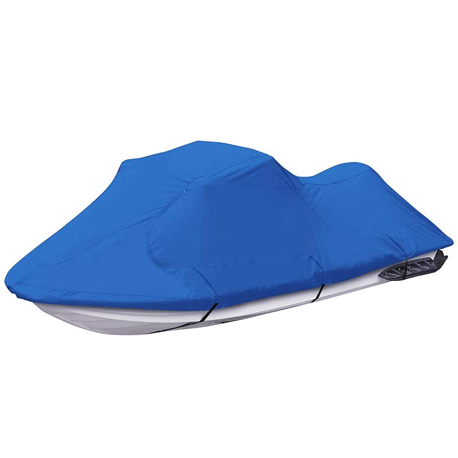 Housse de jet ski contre humidité et déchirures bâche Oxford bleue 136-145 pouces