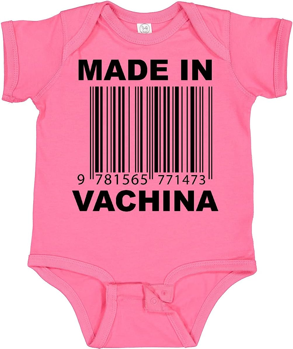 inktastic Made in Vachina Funny Baby Bodysuit