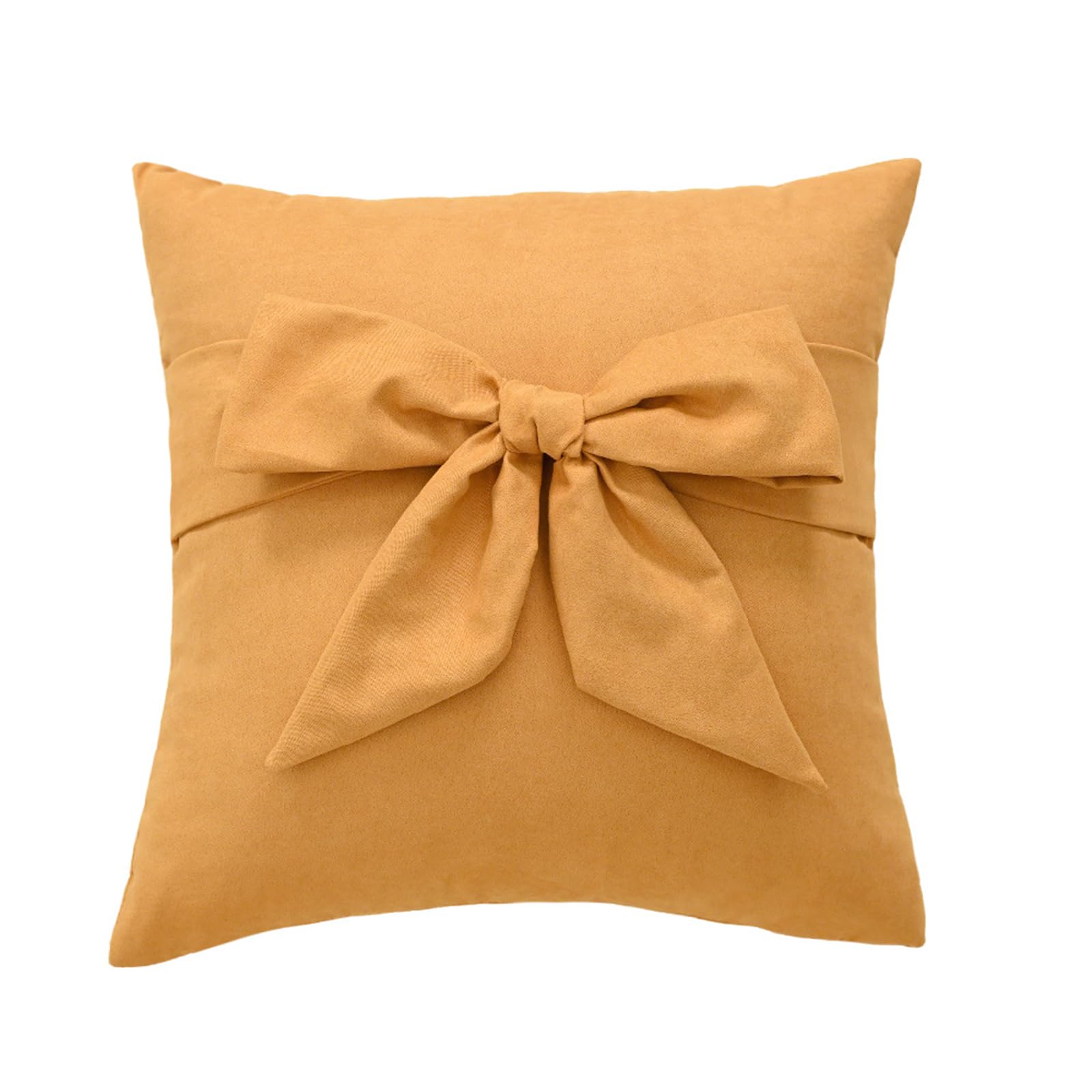 Geavonyg Bowknot Pillow Cover Accessory for Decorative Accent and Bowknot Pillow Cover