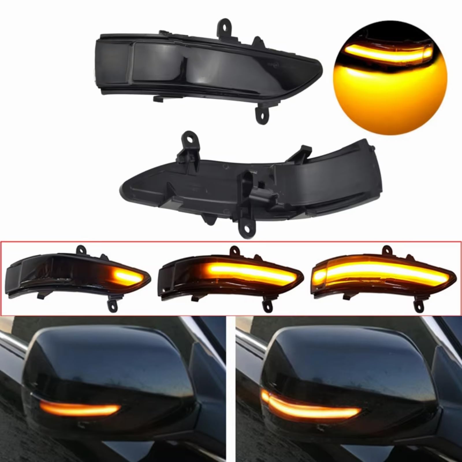 auto Indicatori direzione Compatibile Con Subaru Per Outback Per Legacy 2008-2016 Indicatore Di Direzione Per Specchietto Retrovisore Laterale 84401AG042