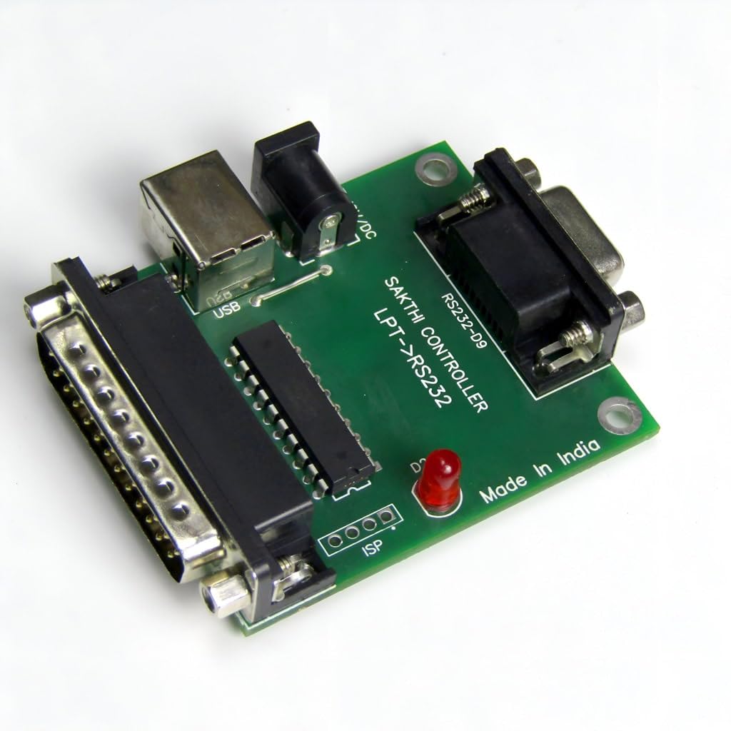 LPT to USB/RS232 Data Converter, Digital Printer Emulator, 8-bit Parallel Interface, 19200 Baud Rate-picture-16