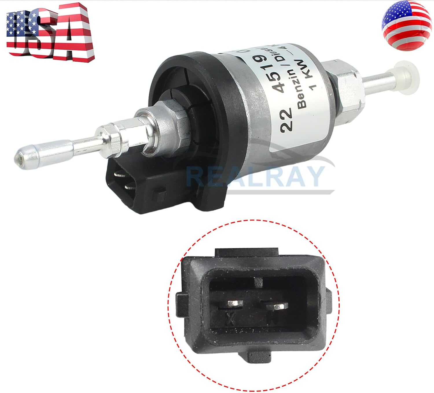 Replacement Auto Parts For 22451901 12V Fuel Metering Pump Diesel Heater For Eberspacher Airtronic D2/D4 USMod-R36R-10256