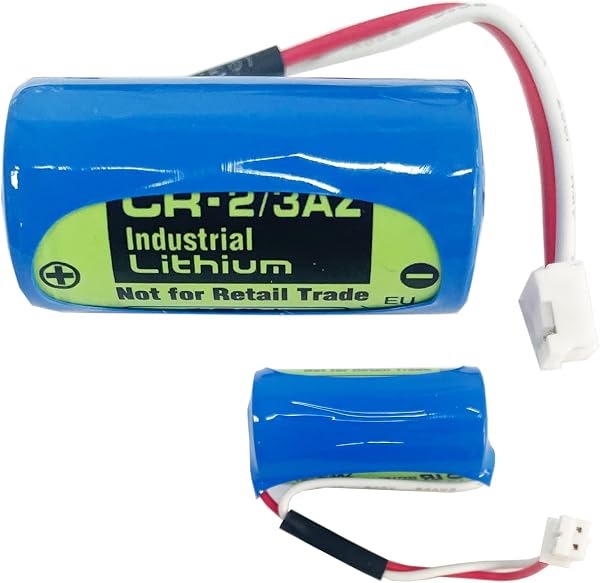 CR17335 Batterie de rechange CR-2/3AZ compatible avec PLC CR-2/3AZ CR17335 Verisure CR-2/3AZ pour système d'alarme avec pile White Plug CR-2/3AZ - 1