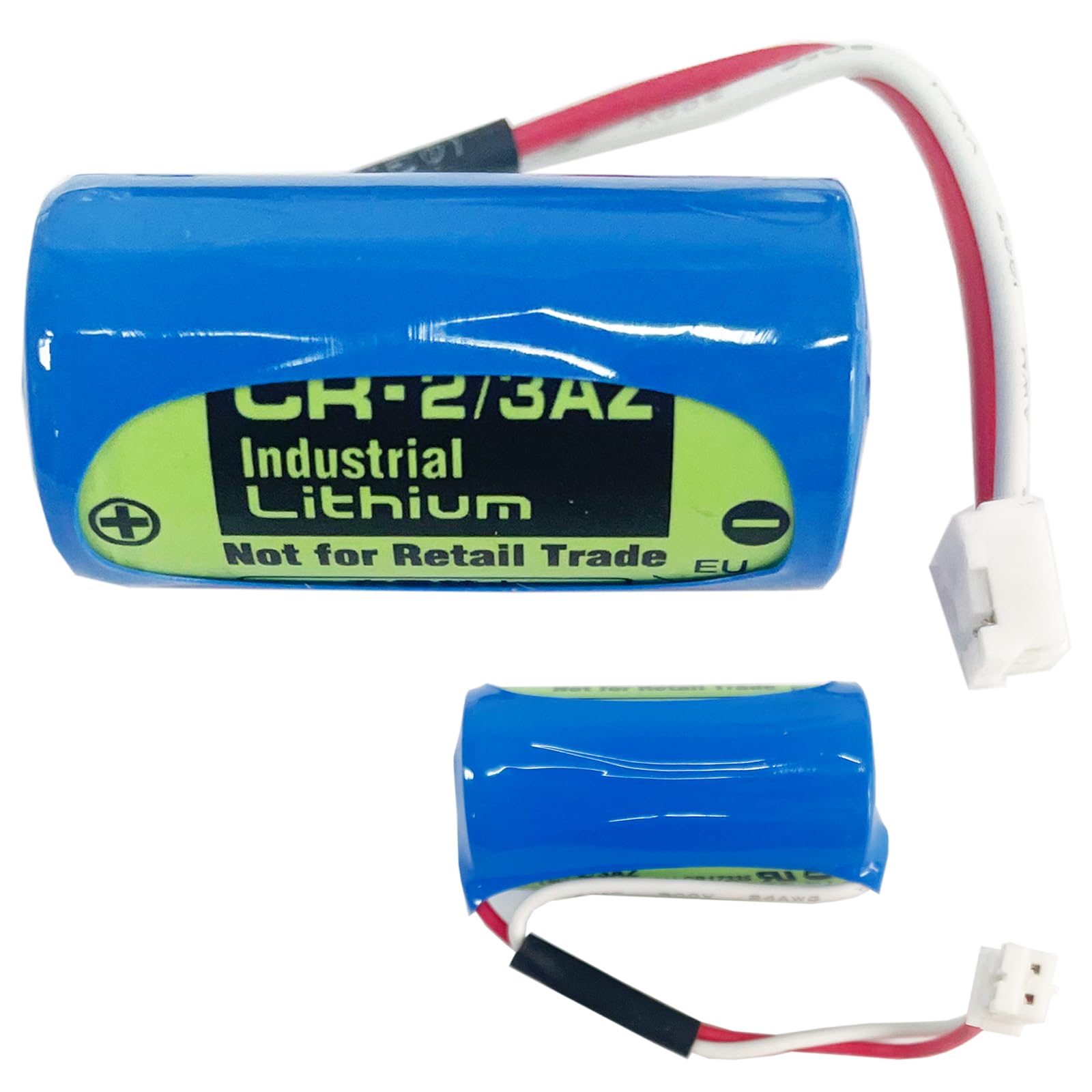 CR17335 Batterie de rechange CR-2/3AZ compatible avec PLC CR-2/3AZ CR17335 Verisure CR-2/3AZ pour système d'alarme avec pile White Plug CR-2/3AZ - 1