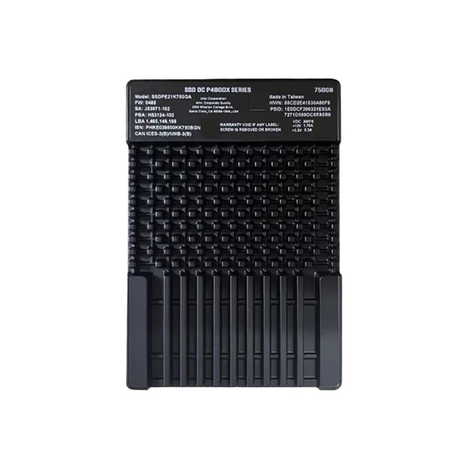 SSD P4800X 375G résolvez les lenteurs de votre serveur U.2