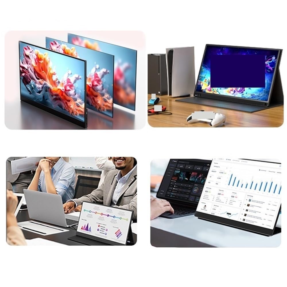 Monitor portatile da 15,66 pollici FHD 3840 * 2160 Plug&Play viaggio for laptop Schermo Monitor per Smart Working