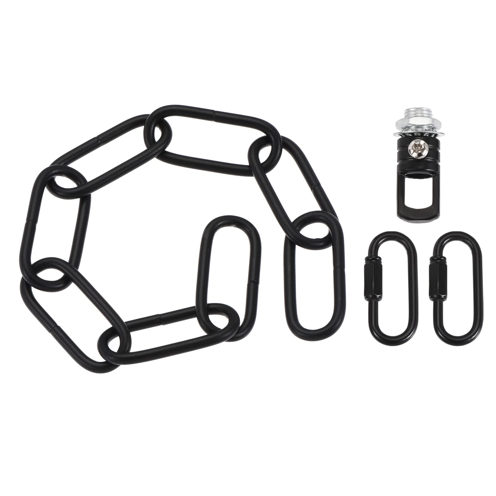 YOKIVE Cadena Para Lámpara Colgante De 1.42m – Negra, 4mm Grosor, Soporta 20kg – Ideal Para Luces, Plantas Y Manualidades