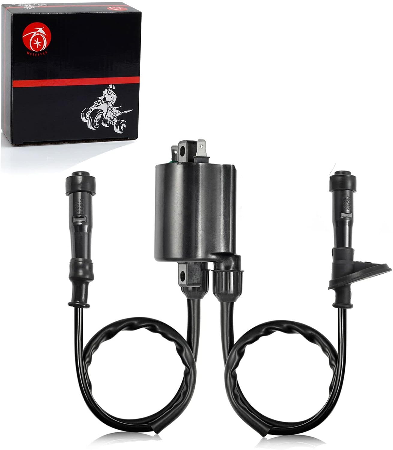 MOTO1988 2set of Ignition Coil & Spark Plug Cap For HONDA Shadow 750 Shadow ACE 750 Aero 750 Spirit 750 VT750 1998-2019