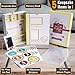Little Growers Baby Memory Book WITH Keepsake Box, Baby Milestone Stickers AND Baby Footprint Kit - First 5 Years New Baby Scrapbook AND Photo Album, 5 Baby Shower Gifts in 1, for Newborn Boy or Girl