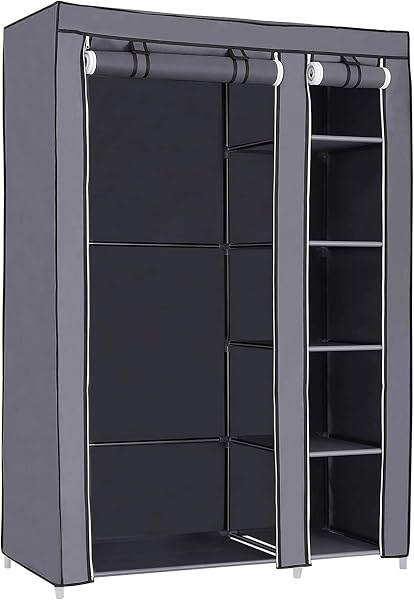 HOMIDEC Portable Wardrobe with Compartments