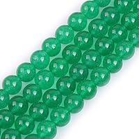 Vista 45 de JOE FOREMAN Cuentas redondas de piedra natural de jade rosa de 0.315 pulgadas para hacer joyas, cuentas de 15 pulgadas, piedras semipreciosas