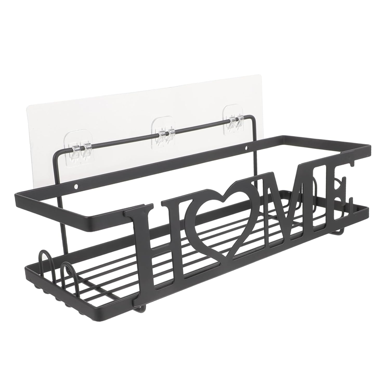 Hoement Wall-Mounted Towel Rack Set Bathroom Organizer Caddy Rustic Wire Shower Shelf for Kitchen Home Decor