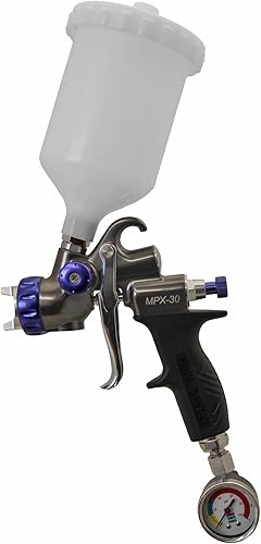 Miniatura 2 de Fuji 6355G-MP-C-14K Gravity MPX-30 Pistola de pulverización de presión reducida con taza
