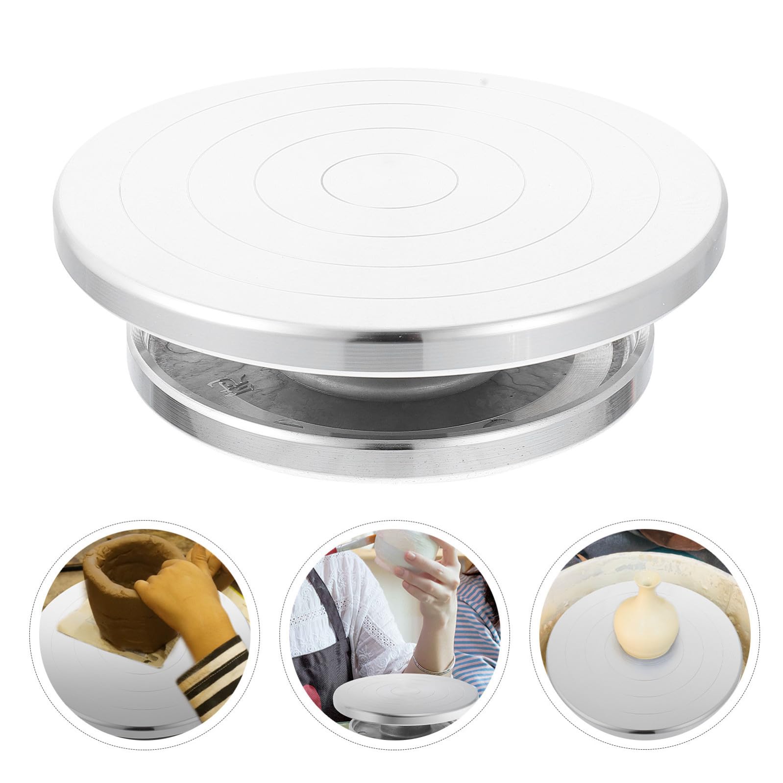 Tornio in Girevole, Piatto Lega di Alluminio Ceramica Professionale