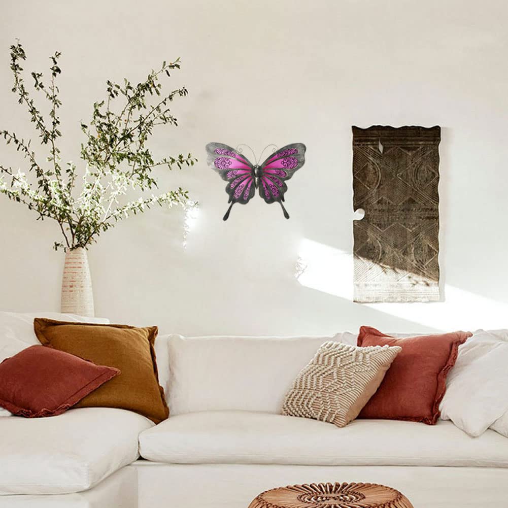 Liffy Metalen vogel muur decor outdoor papegaai kunst glas opknoping decoraties voor terras, hek en veranda