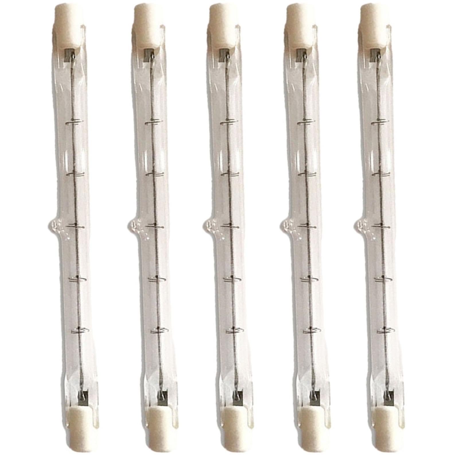 Ampoule Halogène Ampoule linéaire halogène 230V 750W R7s Ampoule halogène 189mm Dimmable J254 J Type Double Ended Floodlight Ampoules 189mm-5PCS 750W