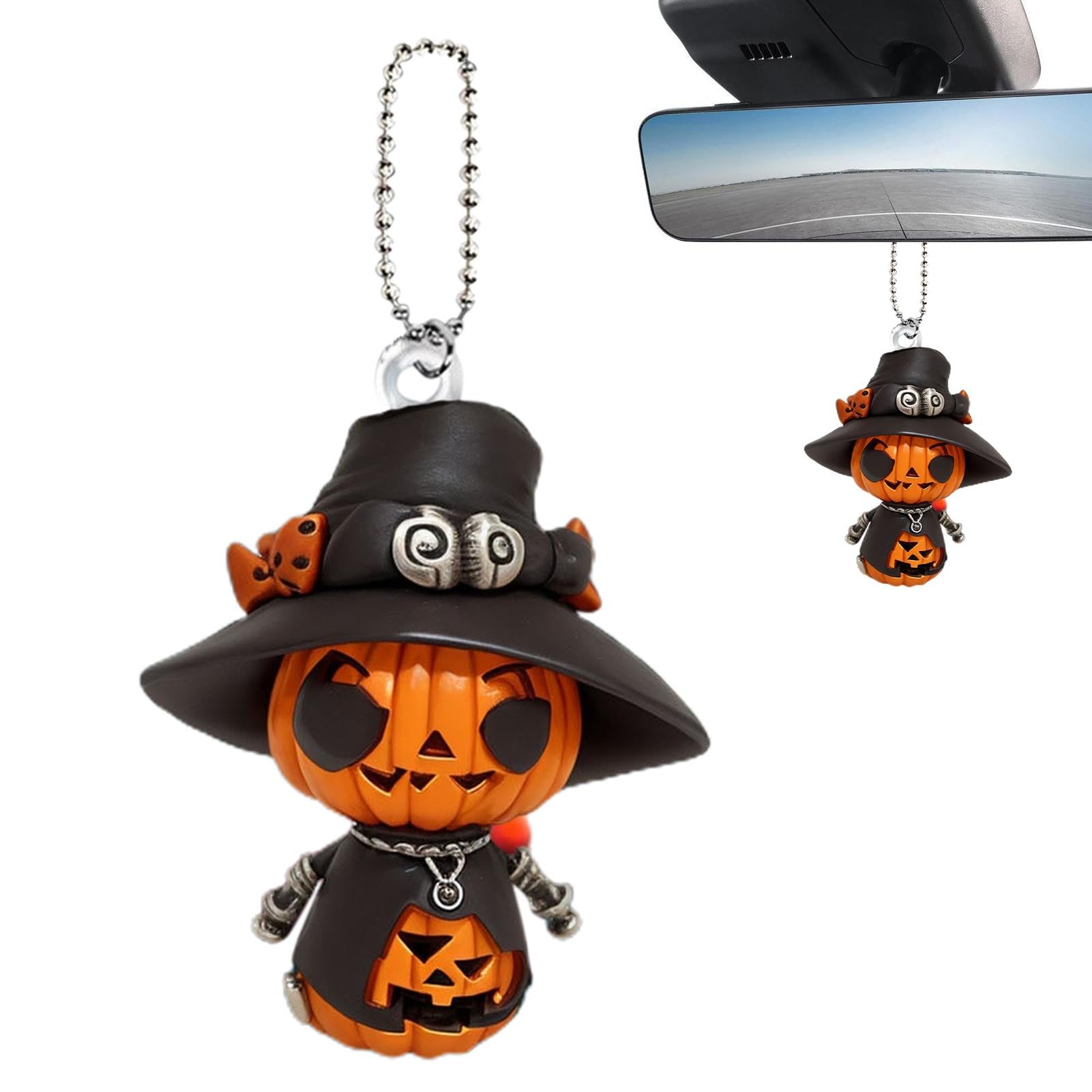 Ciondoli per specchietto retrovisore 'Auto, Ornamento Decorativo per Auto con Simpatici Personaggi dei Cartoni Animati in Acrilico, per Natale, Ringraziamento, casa e Auto Maodom
