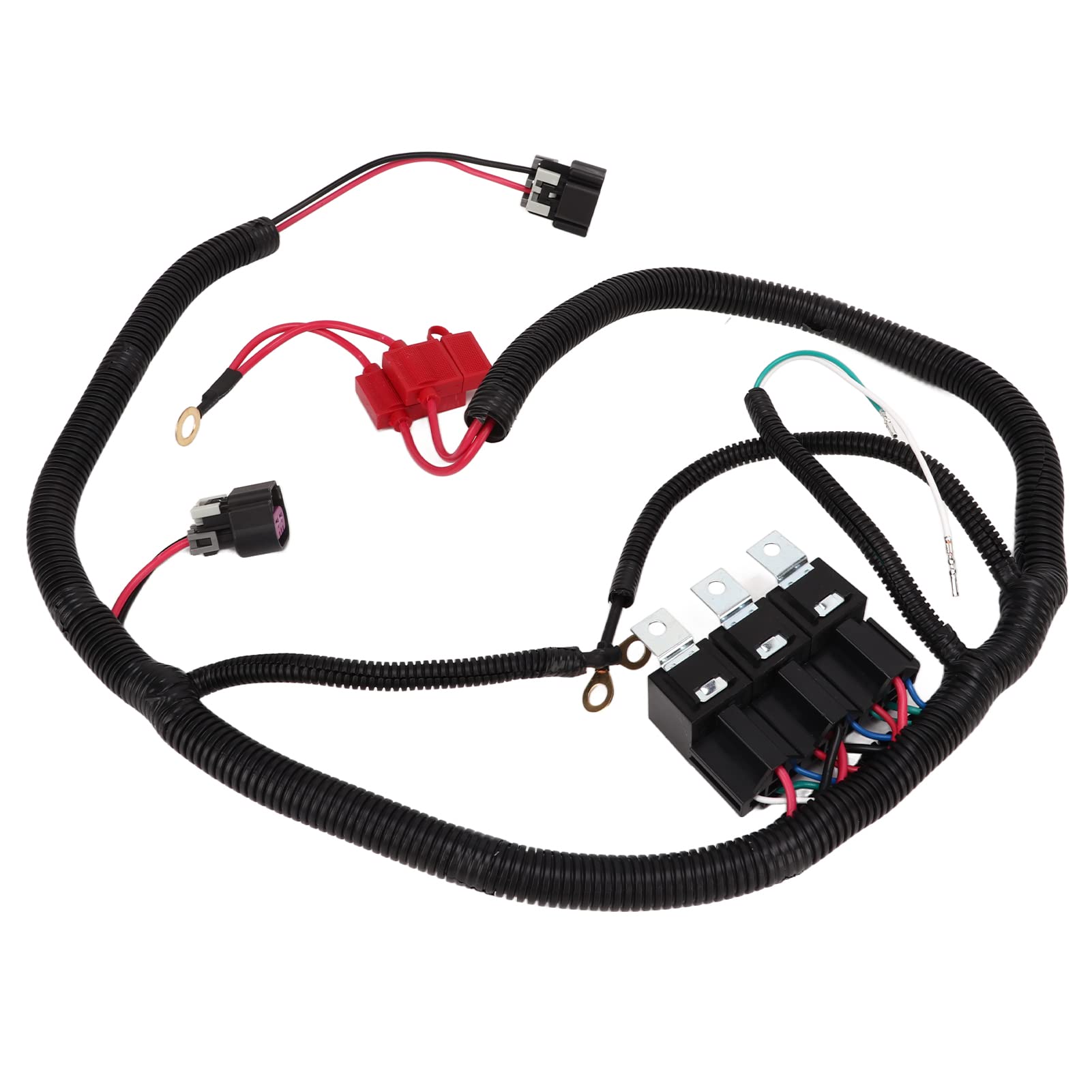 Jaerb Electric Fan Wiring Harness, High Flexibility 7L5533A226T ECU Control Heat Resistant OE Standard Cooling Fan Harness for Car