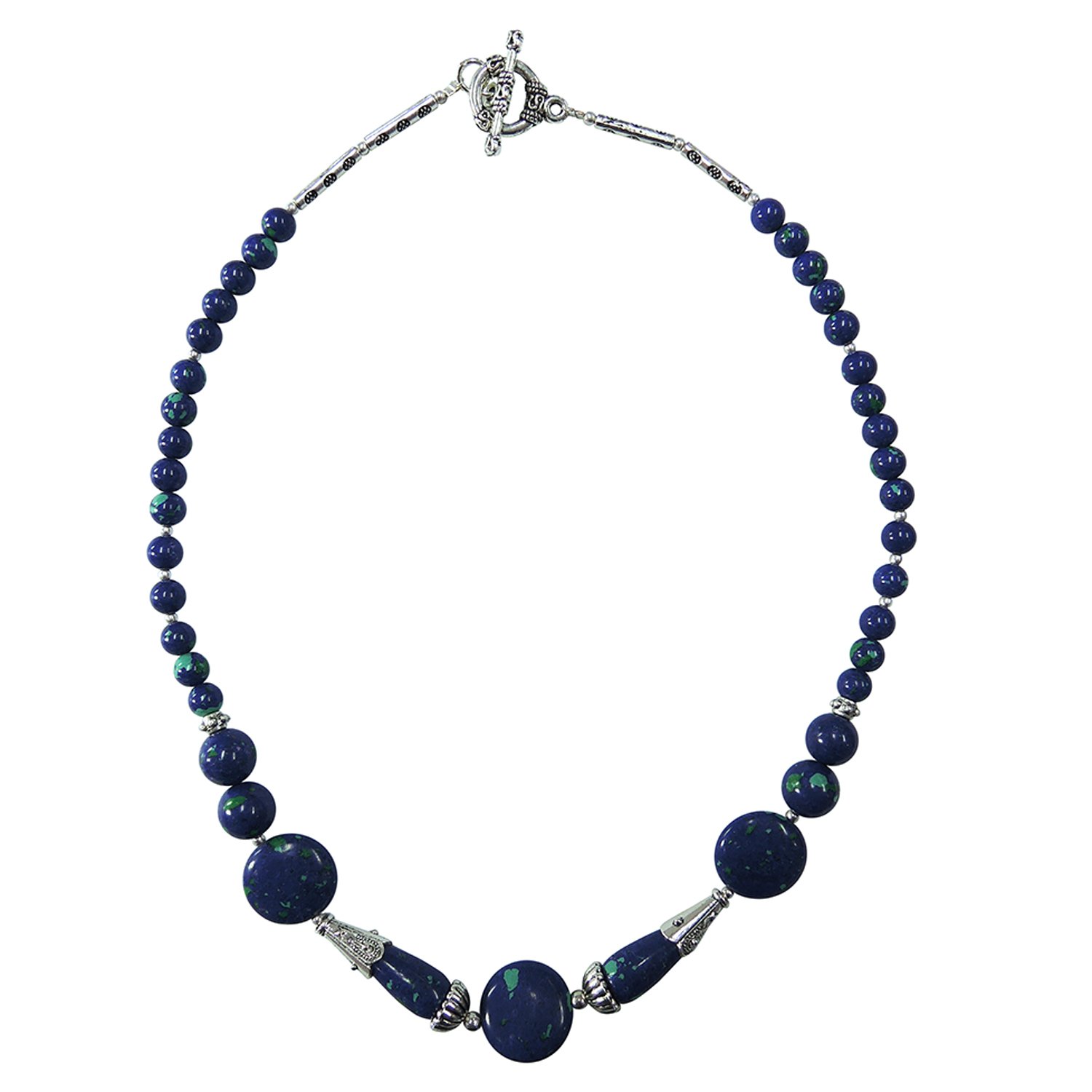 Pearlz GalleryPearlzGallery Mosaic Long Length 18 Inches Necklace for Girls & Women