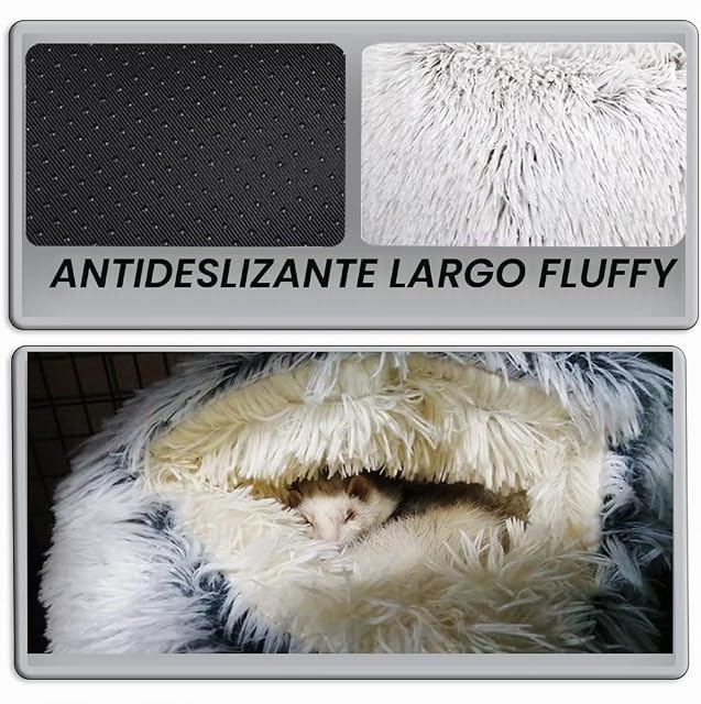 Foto 4 de 6 de FULUE Cueva y escondites para Hurones, Accesorios de Cama de hurón para Jaula