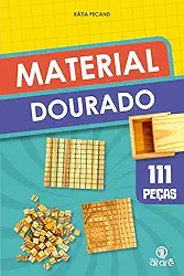 Material dourado - livro com peças
