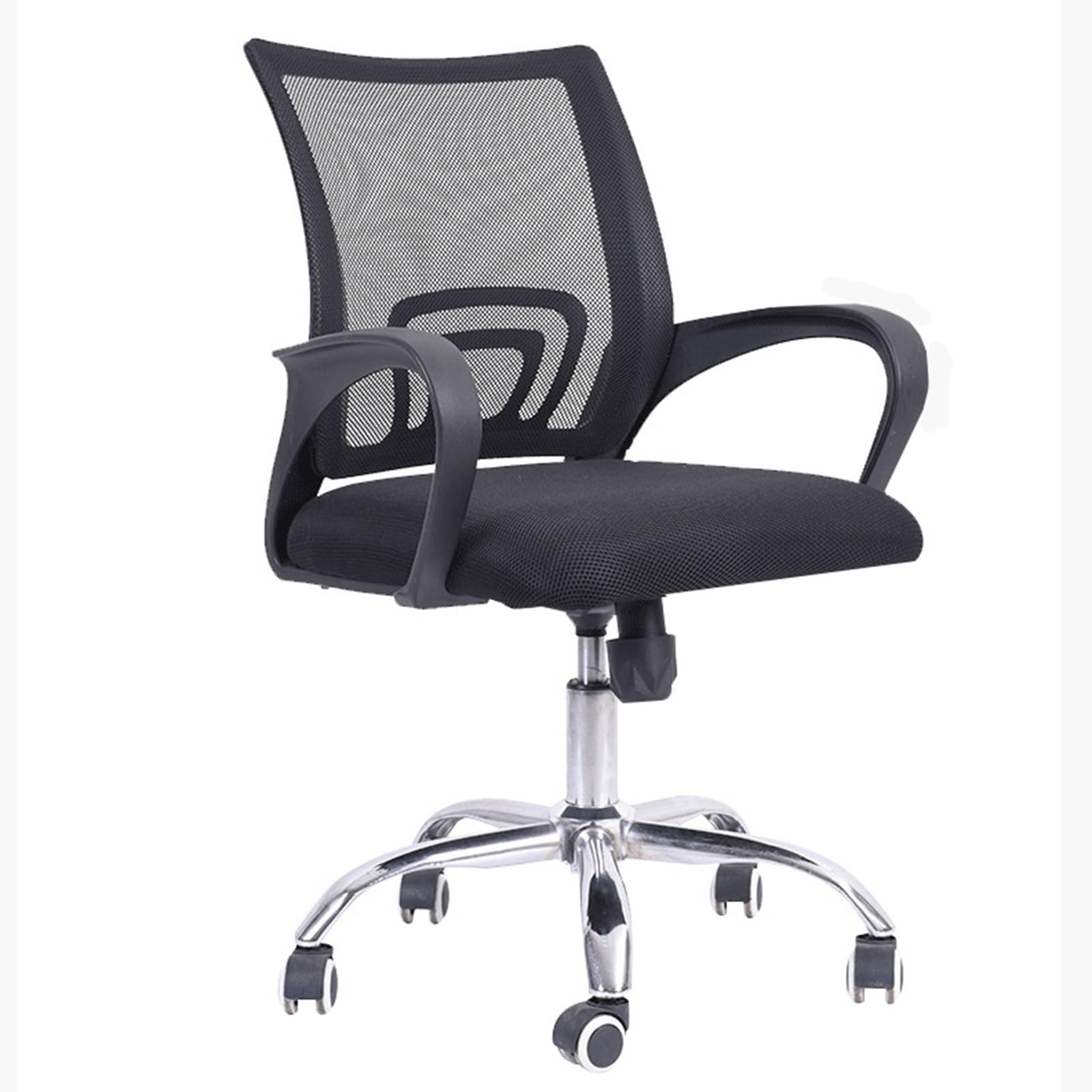 Chaise pivotante ergonomique en maille avec hauteur réglable pour bureau et tabourets de bar