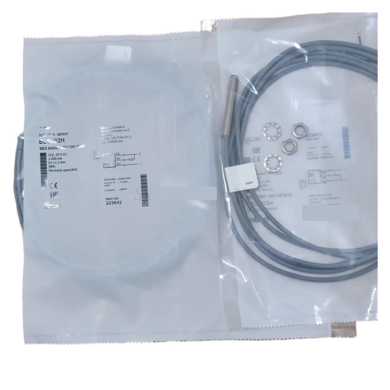 CXFCIHFT 1PCS M08MI-NSC15B-BV03 BV02 BV05 Proximity Switch Sensor(M08MI-NSC15B-BV03)