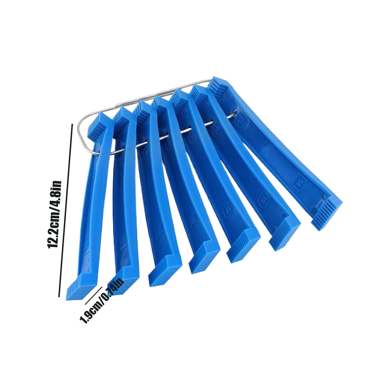 Pettine Alette Radiatore Kit 7 Spazzole Riparazione Pulizia Manutenzione Automobilistica