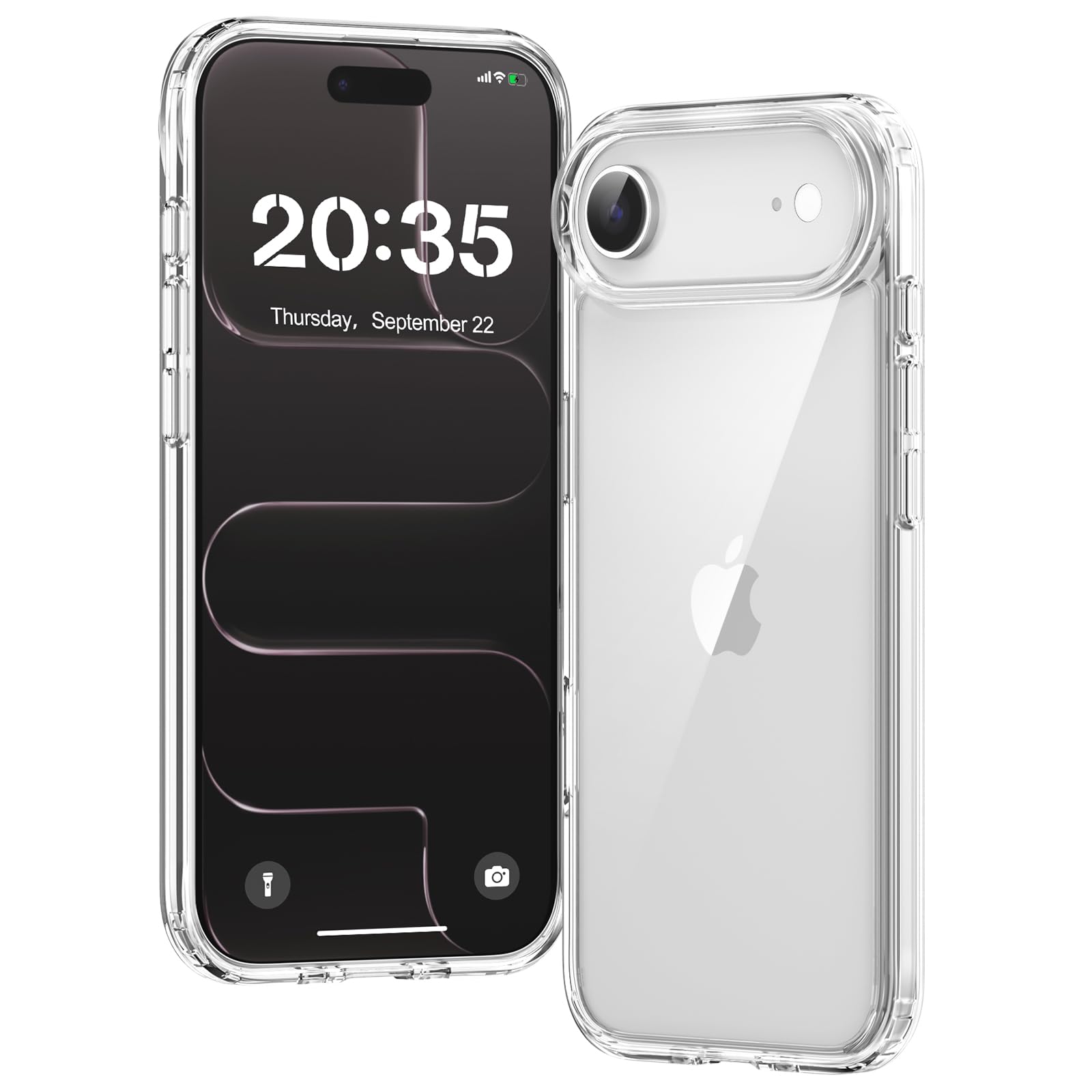 Voyahülle Transparent Kratzfeste Stoßfest Schutzhülle für iPhone