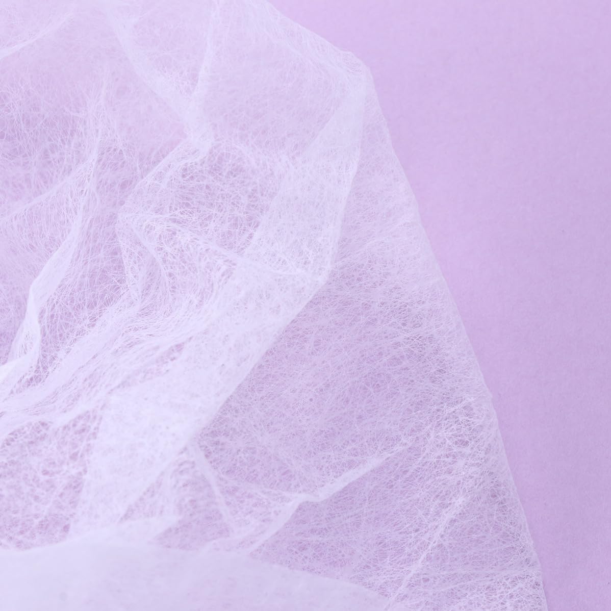 100pcs Disposable Non-woven Hair Nets Bouffant Caps White