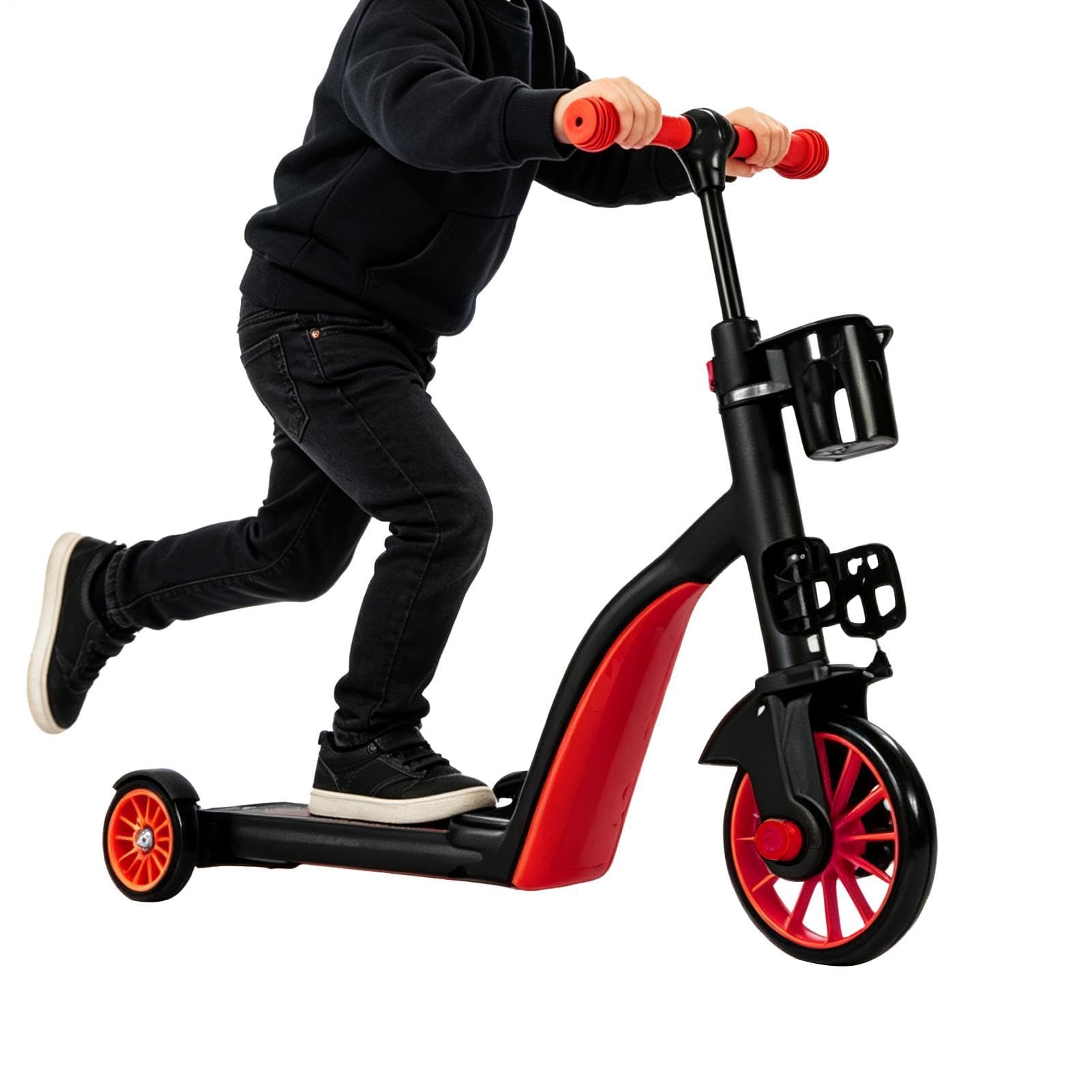 Triciclo Infantil Manillar de Empuje Estable Ajustable multimodo