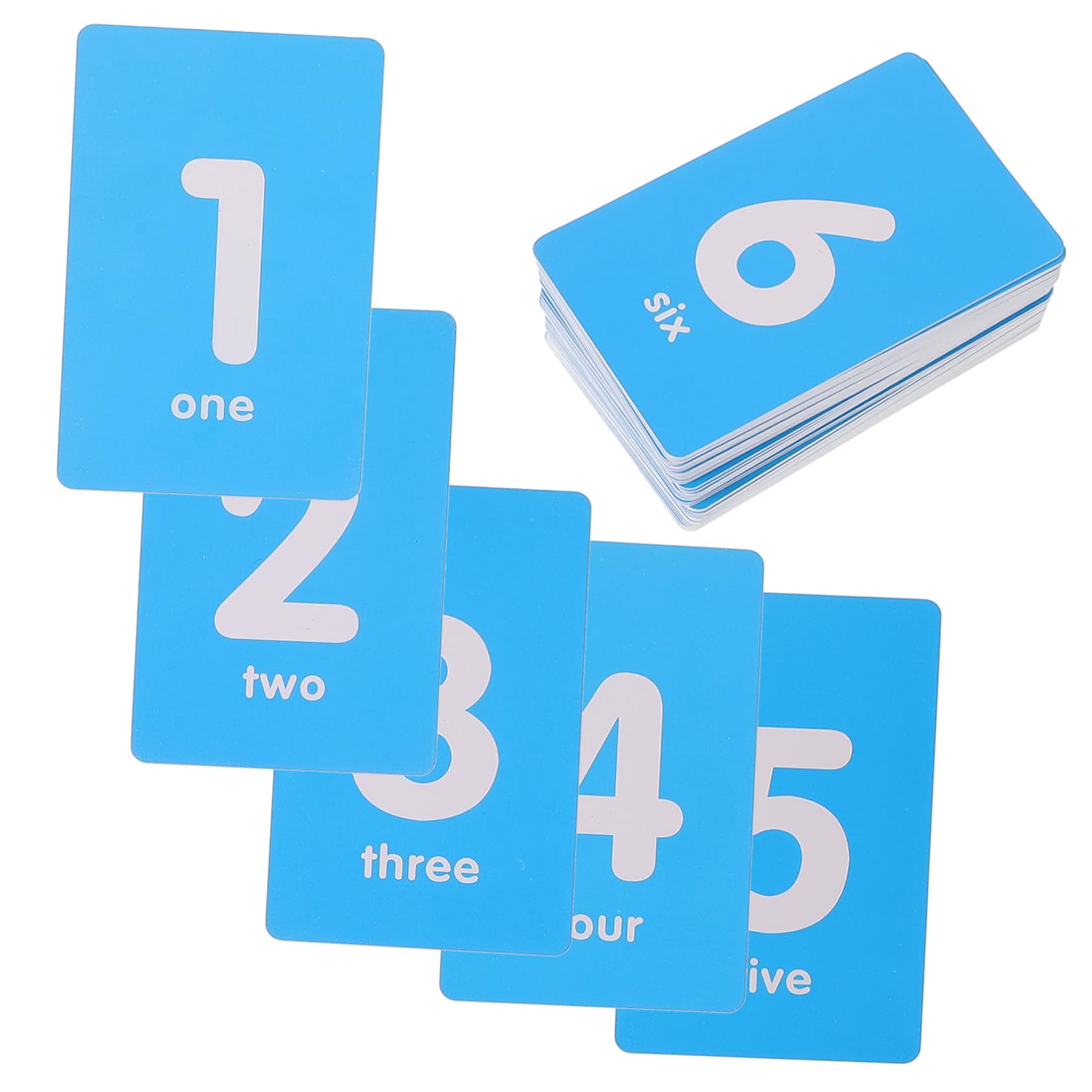 Sosoport Multi-use 50pcs Number Signs Plastic Seats Markers Smooth Edges for Farmhouse Decor