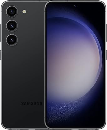 SAMSUNG Galaxy S23 5G 128GB, 8GB 6.1" AMOLED, 50MP 8K Camera, Global Volte International Model Fully Unlocked for AT&T, Verizon, T-Mobile, Global 5G S911W w/ 25W Fast Charger, Phantom Black