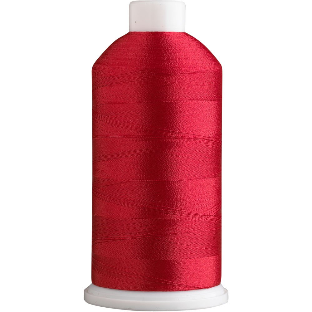 Superpunch SuperB Embroidery Thread 40wt, 5000 m Cone, Dark Red 3015