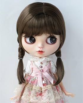 ☆セール中　ビスクドール 用ウイッグ　人毛　フランス製　小さいドール用 Amazon.co.jp: 人形 ウイッグ かつら ドール用 ドールウィッグ