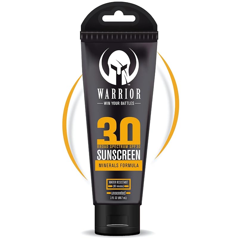 Loção protetora solar corporal WARRIOR FPS 30 com fórmula mineral, sem fragrância, 90 mL