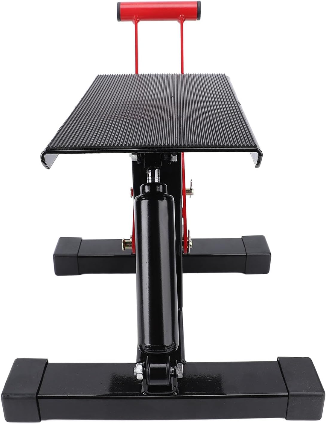 Dioche Dirt Bike Lift Motorcycle Jack Lift Stand Hydraulic Adjustable Height 330Lbs Capacity for Offroad Motorcycle Maintenance Repair