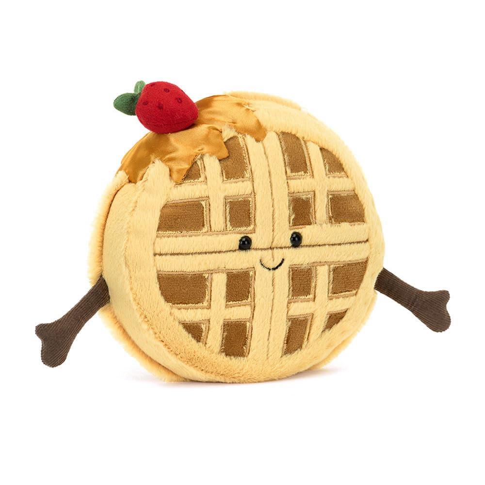 Amazon.com: Jellycat Amuseables Rene Waffle Food Plush : Toys & Games