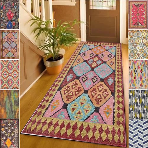 Alfombrillas de cocina rosa para decorar y dar calidez al comedor o zona de lavadero 2