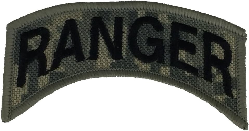 Amazon.com: Ranger Rocker TAB Patch - ACU/Black - Veteran Owned ...