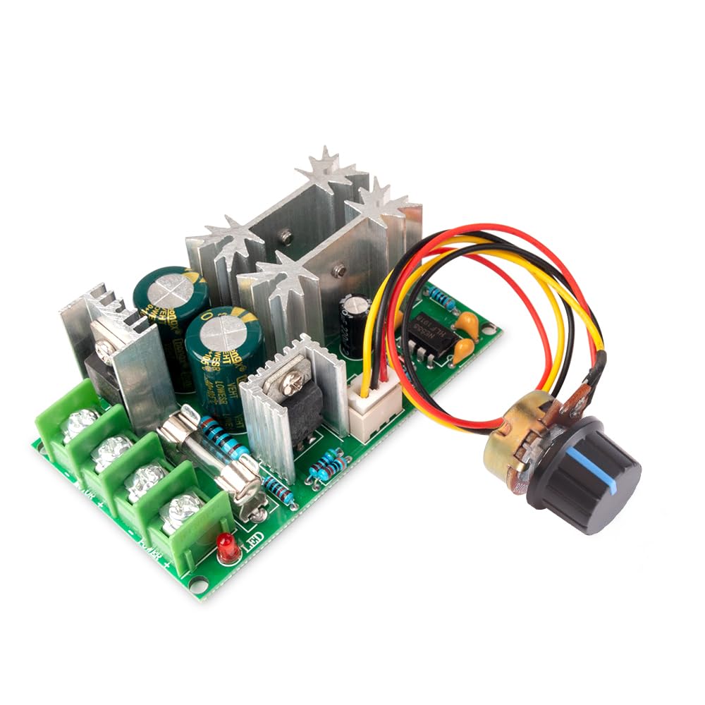 Regolatore di Velocità del Motore CC 12V 24V 36V 48V 20A Unità di Controllo Velocità Motore PWM Regolatore di Tensione Elettrica (1)