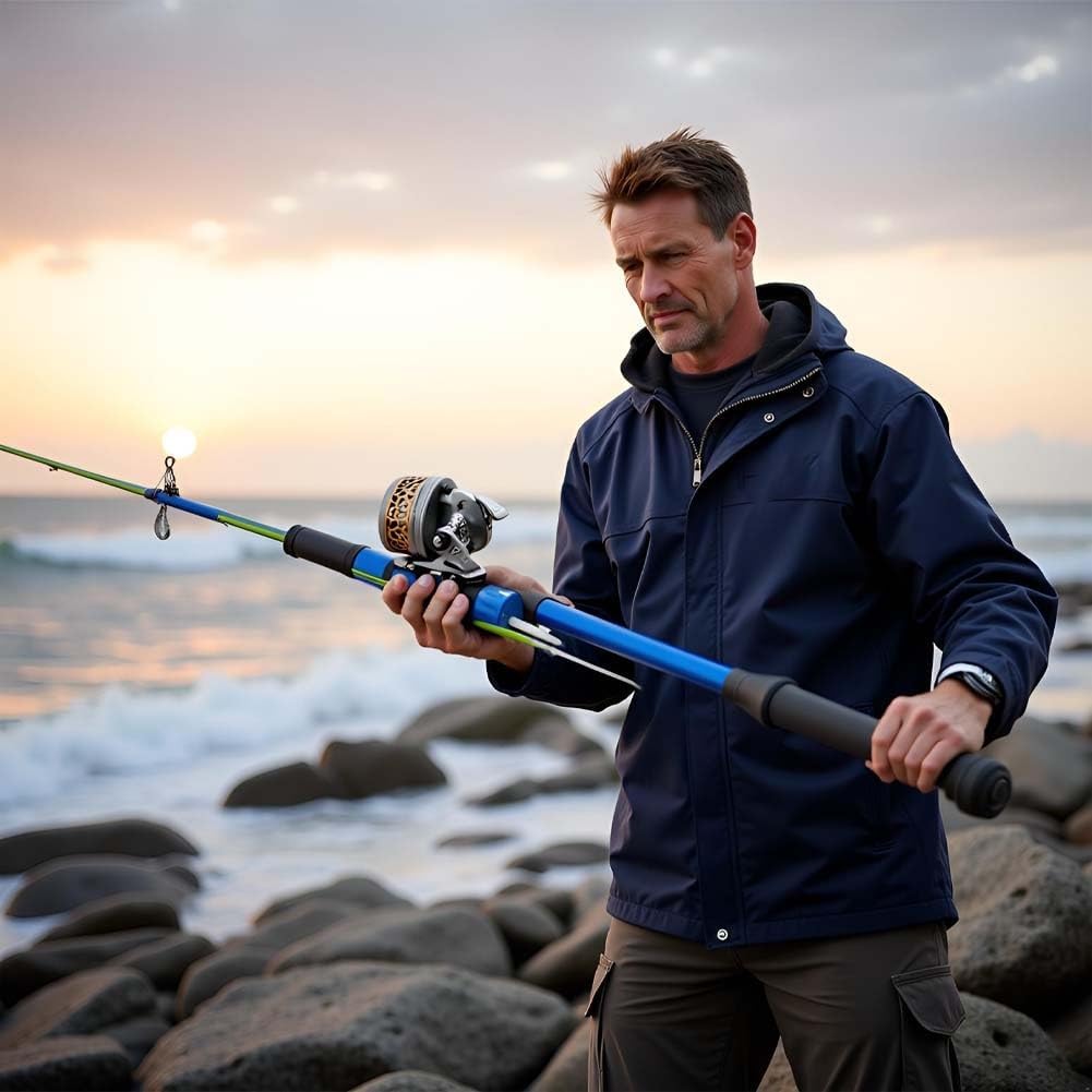Fishing Catapult Rod, Slingshot Fishing Reel, Compact Telescopic Catapult Lure Tools, Professional Portable Launcher Fish Equipment for Anglers, Saltwater and Freshwater Great Gear