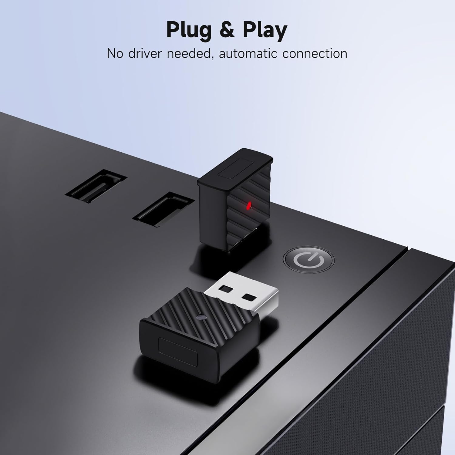 USB-C Bluetooth Adapter for PS5 - Wireless Audio Bluetooth 5.3 Transmitter with APTX Low Latency & aptX-Adaptive, Plug & Play for Headphone/Earbuds/PS4/Switch/Laptop/PC - Image 4