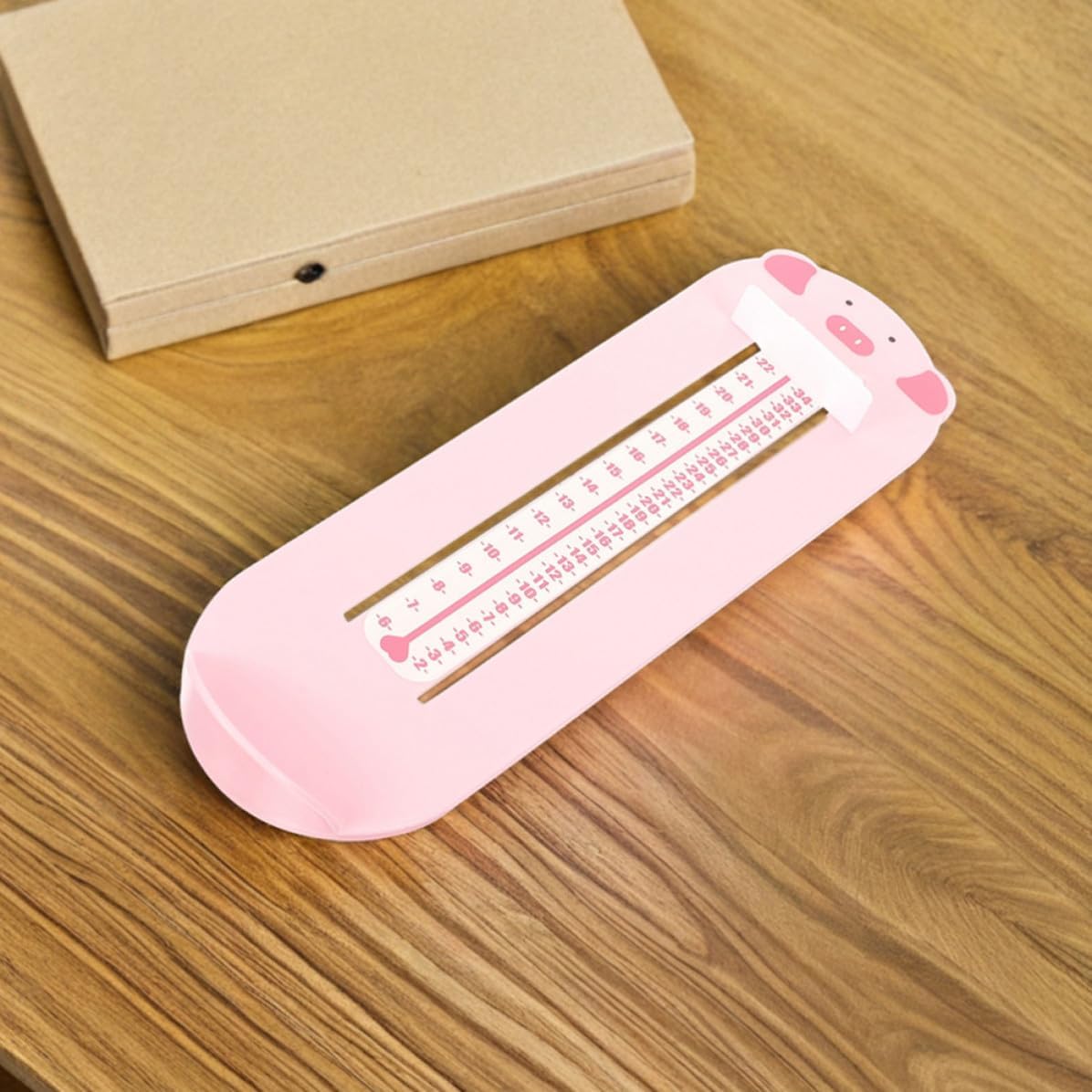 2pcs Foot Measuring Device for Shoe Size at Home Pink