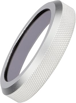 UV Filter and Hood for Fuji X100VI Fujifilm X100V Camera Lenses - Weather-Sealed UV Filter with Protection Against Dust and Water-Silver