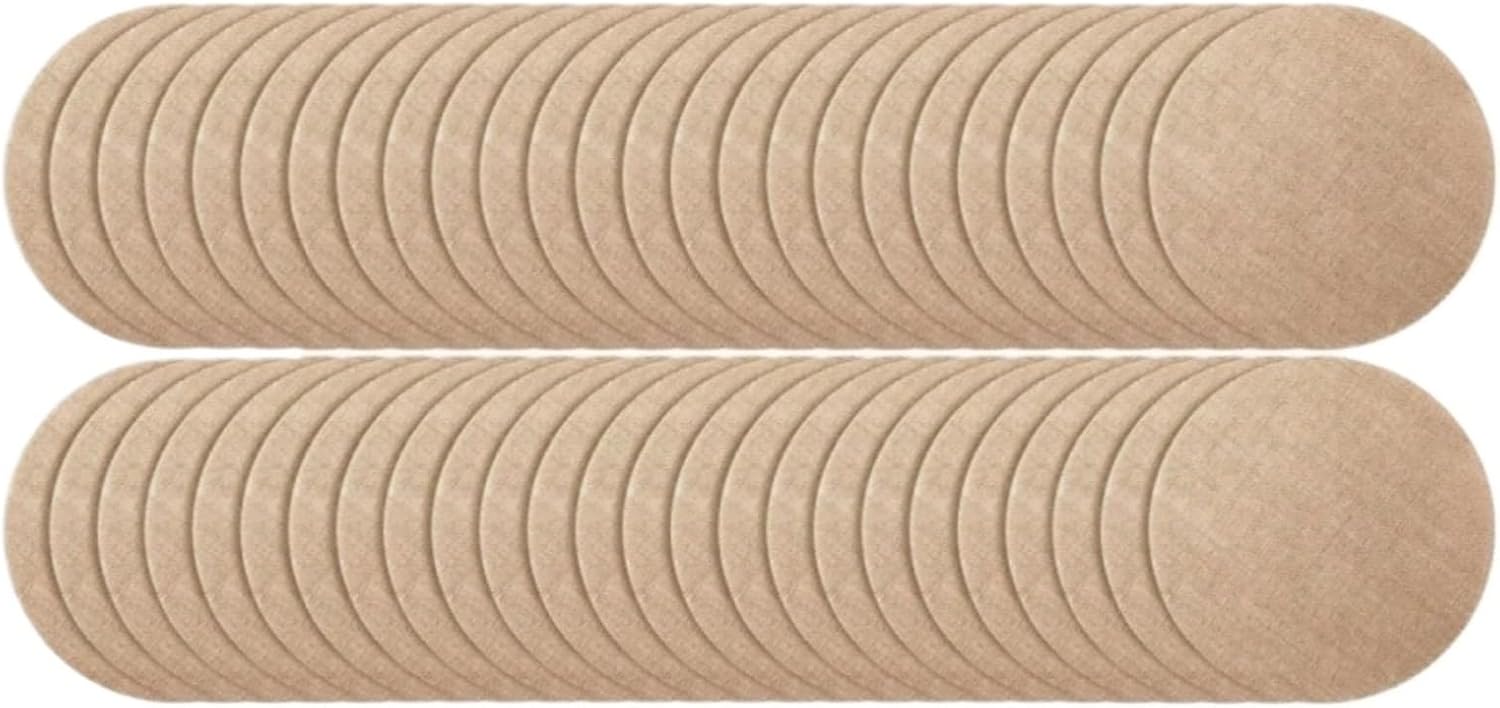 20-60 Pieces Burlap Round Placemats Heat Jute Table Mat Circle Rustic Table Decoration Wedding Dinner Farmhouse Supply(60 Pieces,30cm 11.8inch)