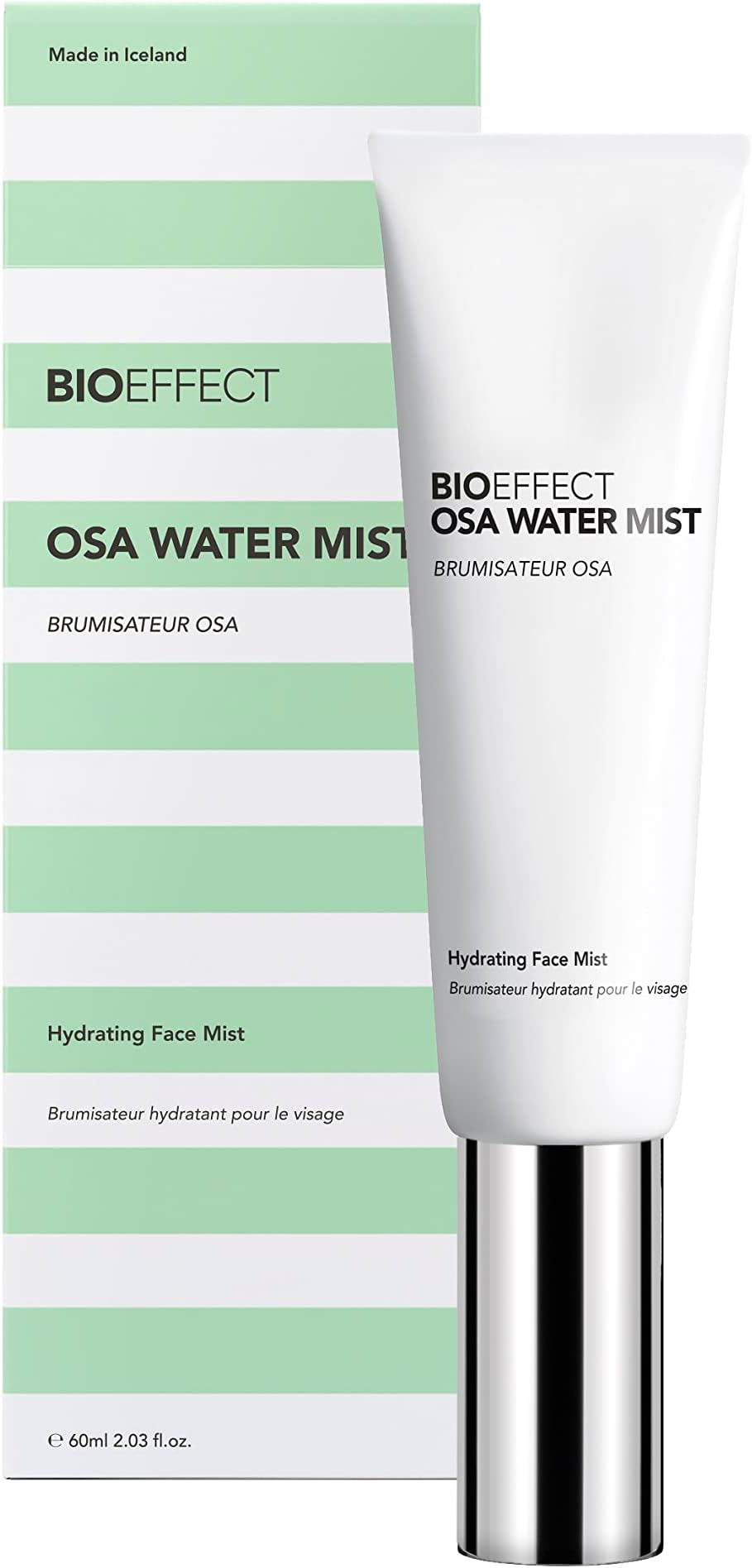 BIOEFFECT OSA Water Mist Hydrating Facial Spray with Hyaluronic Acid & Icelandic Lava-Filtered Water, Cooling Moisturizer, Anti-Aging Natural Botanical Skin Soothing & Balancing Face Toner