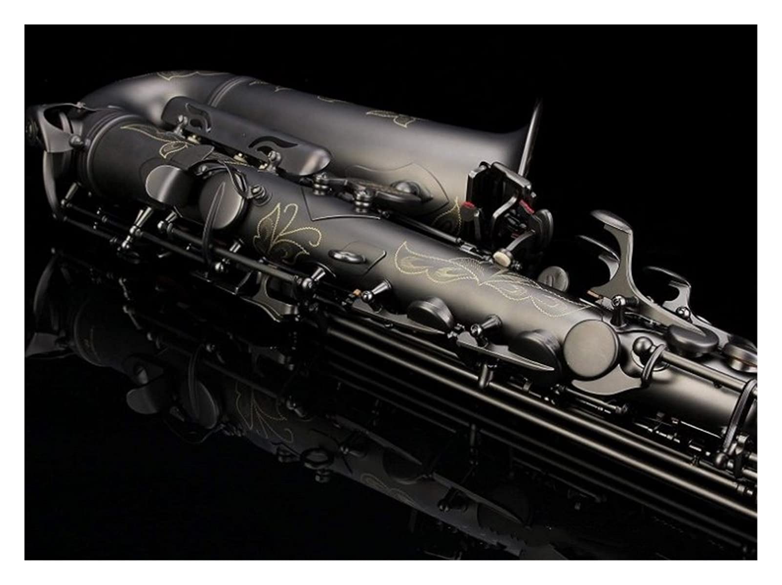 Sax principianti kit Sassofono contralto Nero opaco Strumento musicale Prestazioni professionali Sax contralto in Mib strumento a fiato